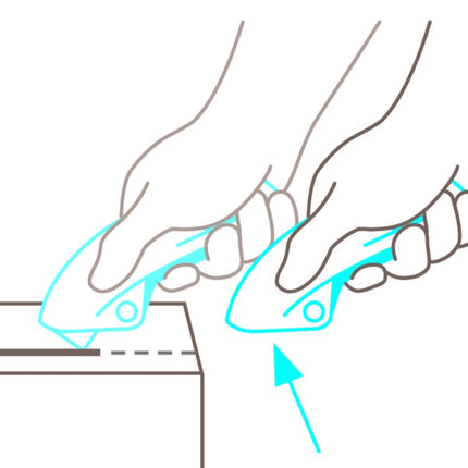 Cuchillo de seguridad MARTOR SECUPRO MERAK Longitud 128 mm Anchura 18 mm Altura 50 mm ( 4000817798 )