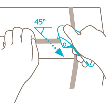 Cuchillo de seguridad MARTOR SECUPRO MERAK Longitud 128 mm Anchura 18 mm Altura 50 mm ( 4000817798 )