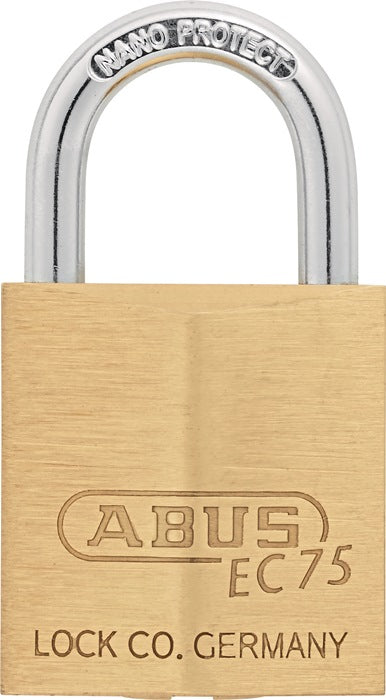 Candado de cilindro ABUS 75/60 frente a la anchura del cuerpo de la cerradura Lock-Tag 60 mm ( 3000280290 )