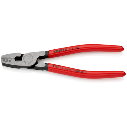 Alicates para crimpar extremos de cable KNIPEX longitud total 180 mm ( 4000810446 )