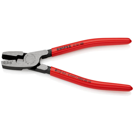 Alicates para crimpar extremos de cable KNIPEX longitud total 180 mm ( 4000810446 )