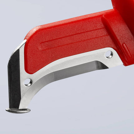 Nóż do zdejmowania izolacji KNIPEX długość 180 mm długość ostrza 38 mm ( 4000817821 )