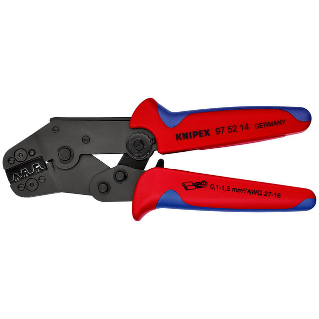 Alicates de engaste KNIPEX, diseño corto, longitud 195 mm ( 4000794818 )