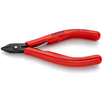 KNIPEX Electronics diagonal cutters length 125 mm shape 1 ( 4000810500 )