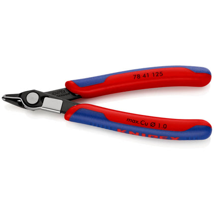 KNIPEX Electronics diagonal cutters Super-Knips(R) length 125 mm shape 4 ( 4000794644 )