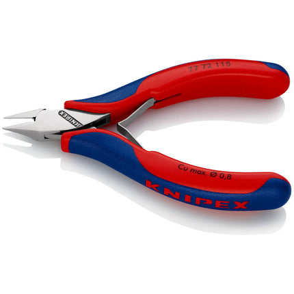 KNIPEX Electronics diagonal cutters length 115 mm shape 4 ( 4000810743 )