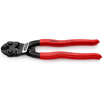 Cortapernos compacto KNIPEX CoBolt(R) longitud 200 mm revestimiento plástico ( 4000810162 )
