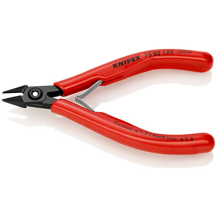 KNIPEX Electronics diagonal cutters length 125 mm shape 0 ( 4000810485 )