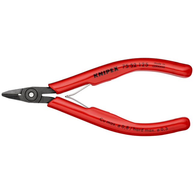 KNIPEX Electronics diagonal cutters length 125 mm shape 5 ( 4000794624 )