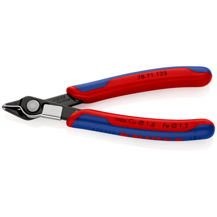 KNIPEX Electronics diagonal cutters Super-Knips(R) length 125 mm shape 7 ( 4000810506 )