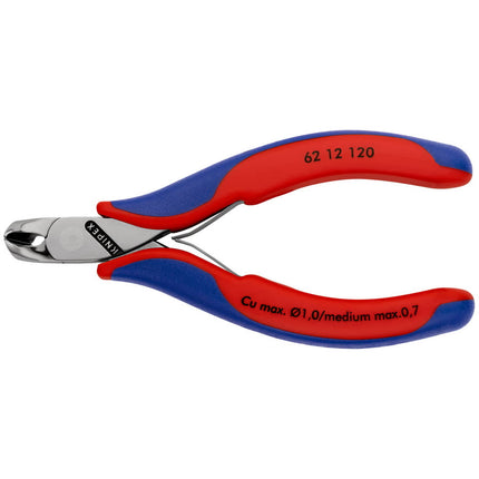 Elektroniczne nożyce do cięcia ukośnego KNIPEX o długości 120 mm ( 4000794586 )