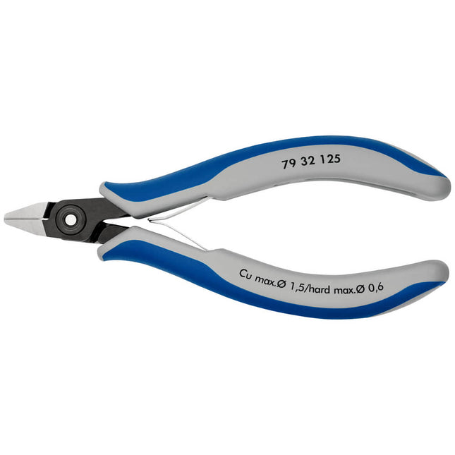 KNIPEX precision electronics diagonal cutters length 125 mm shape 3 ( 4000810822 )