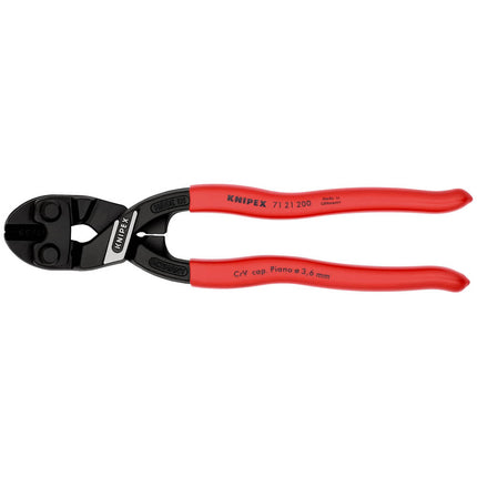 Cortapernos compacto KNIPEX CoBolt(R) longitud 200 mm revestimiento plástico ( 4000810164 )