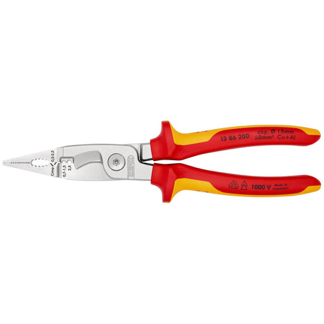 KNIPEX Electrical installation pliers length 200 mm VDE ( 4000811005 )