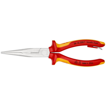 KNIPEX Pince à becs plats, ronds  longueur 200 mm ( 4000810298 )