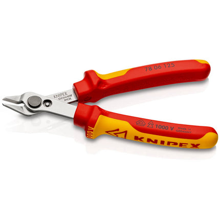 KNIPEX Electronic diagonal cutters Electronic Super-Knips(R) length 125 mm shape 0 ( 4000811090 )