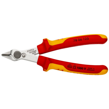 KNIPEX Electronic diagonal cutters Electronic Super-Knips(R) length 125 mm shape 0 ( 4000811090 )