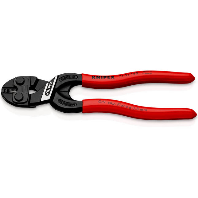 KNIPEX compact bolt cutters CoBolt(R) length 160 mm plastic coating ( 4000810091 )
