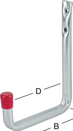 VORMANN wall hook U-shaped without rubber coating Projection 250 mm ( 3000273043 )