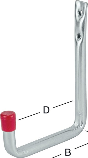 VORMANN Crochet mural en U sans gommage Saillie 250 mm ( 3000273043 )