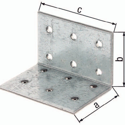 GAH piastra forata angolare ETA-8/165 60 x 60x40mm ( 3000200336 )
