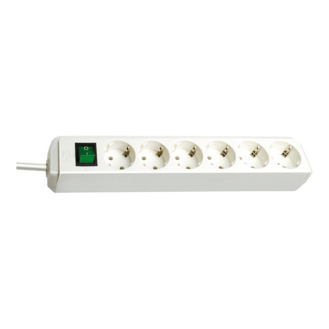 Regleta de enchufes BRENNENSTUHL Eco Line 16 A 250 V blanco ( 4000873538 )