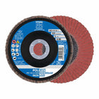 PFERD flap disc POLIFAN A-COOL SG INOX+ALU Ø 125 mm grain size 40 conical ( 4000842098 )