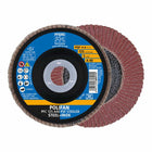 PFERD flap disc POLIFAN A PSF STEELOX Ø 125 mm grain size 40 conical ( 4000842591 )