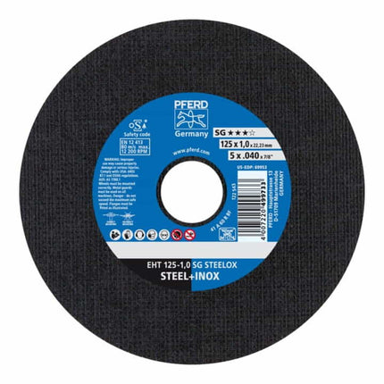 Disco da taglio PFERD SG STEELOX D125x1mm diritto ( 4000841256 )