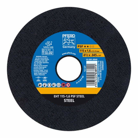 PFERD Disque à tronçonner PSF STEEL D125x1 mm droit ( 4000841282 )