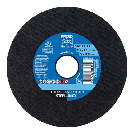 Disco de corte PFERD SGP STEELOX D125x0,8mm recto ( 4000841259 )