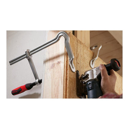 BESSEY all-steel screw clamp OMEGA Clamping width 400 mm Projection 120 mm ( 4000831475 )