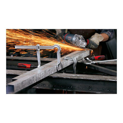 BESSEY all-steel screw clamp OMEGA Clamping width 400 mm Projection 120 mm ( 4000831475 )