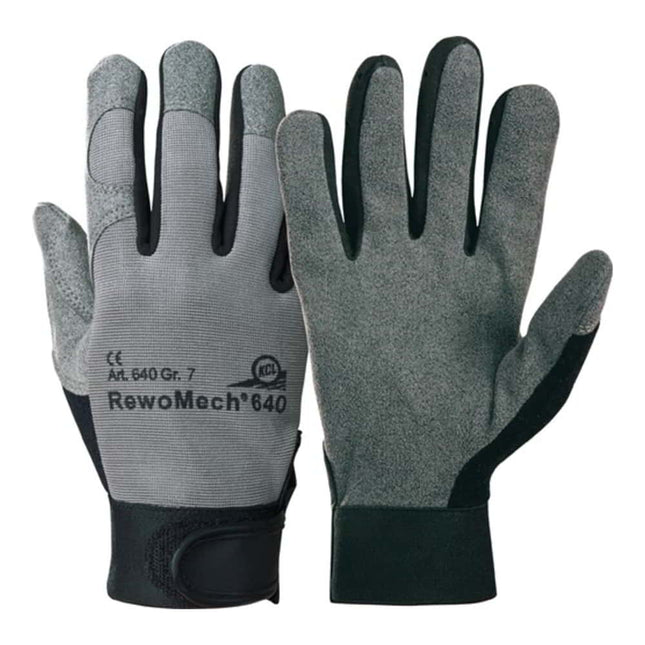 HONEYWELL synthetic leather gloves RewoMech 640 size 9 black/grey ( 4000371732 )