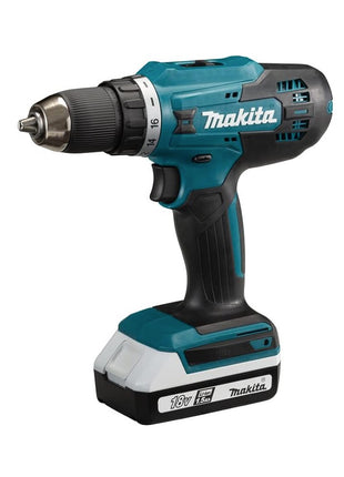 Makita DF 488 D002 Akku Bohrschrauber 18 V 42 Nm G-Serie + 2x Akku 1,5 Ah + Ladegerät + Koffer