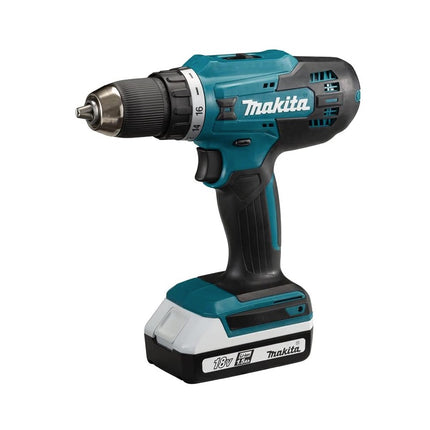 Makita DF 488 D002 taladro atornillador inalámbrico 18 V 42 Nm serie G + 2x baterías 1,5 Ah + cargador + maletín