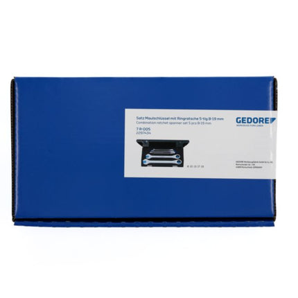 Juego de llaves de carraca GEDORE 7R-005 5 piezas ancho de llave 8-19 mm ( 4000821988 )