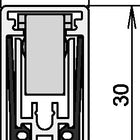 ATHMER door seal Schall-Ex(R) L-15/30 WS 1-880 1-sided length 708 mm ( 3327023200 )