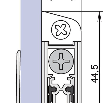 Junta de puerta ATHMER Schall-Ex(R) GS-8 1-407 1 cara longitud 958 mm ( 3327023076 )