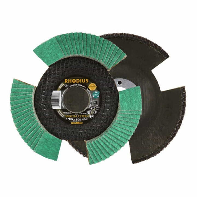Disco de láminas RHODIUS VISION COOL Ø 115 mm granulometría 40 cónico ( 4000841717 )