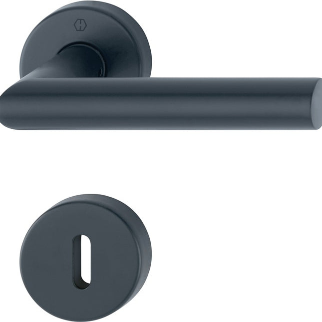 HOPPE Garniture à rosette Amsterdam E1400Z/42KV/42KVS Acier inoxydable F9714M ( 3000209761 )