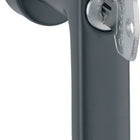 HOPPE window handle Hamburg 0700LS/U26 100NM Aluminium F9714M black matt ( 3000203158 )