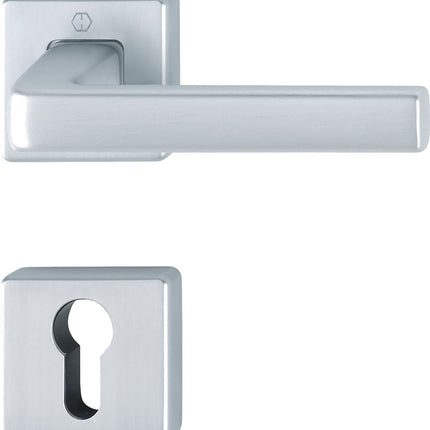 HOPPE Rosettengarnitur Dublin 1124 / 843KV/843KVS Aluminium F1 ( 3000203136 )