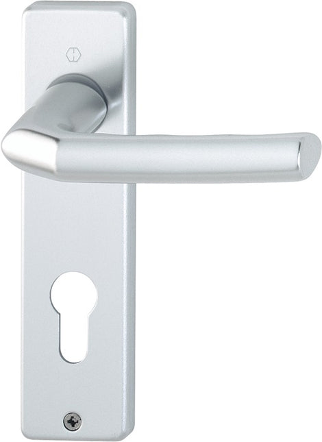 HOPPE short escutcheon set Birmingham 1117/202KP Aluminium F1 ( 3000252945 )