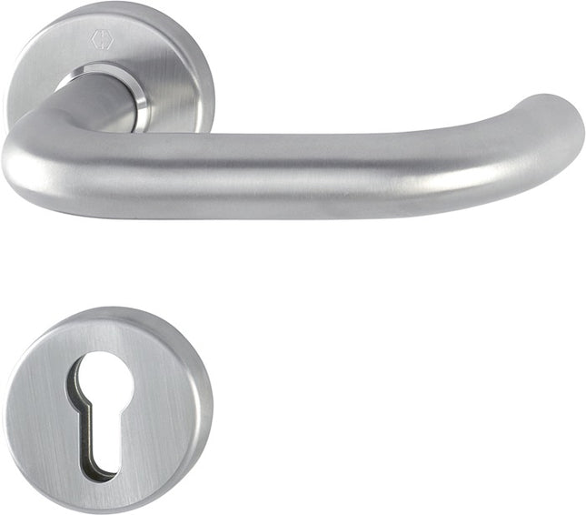 HOPPE Zestaw połówek rozety Paris E138Z/42/42S stal nierdzewna F69 ( 3000220054 )