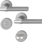 Juego de rosetas HOPPE Lecce 1405/42KV/42KVS aluminio F49/F9-2 ( 3000220015 )