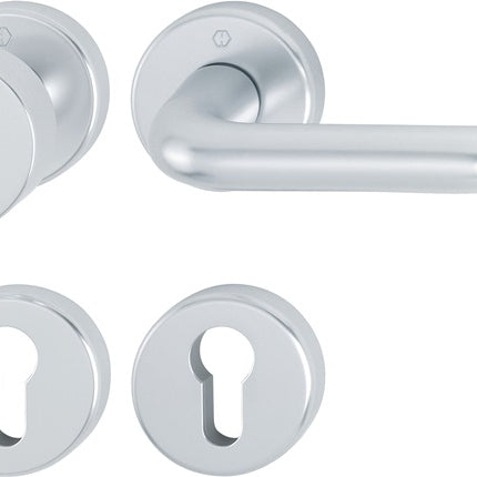 HOPPE rose set Paris 58/42KV/42KVS/138L Aluminium F1 ( 3000203811 )