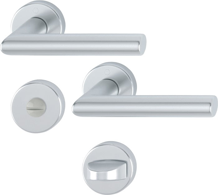 HOPPE Escutcheon set Amsterdam 1400/42KV/42KVS Aluminium F1 ( 3000203802 )