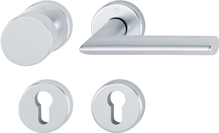 HOPPE Juego de escudos Estocolmo 58/42KV/42KVS/1140 Aluminio F1 ( 3000252246 )