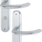 HOPPE Langschildgarnitur Marseille 1138/273P Aluminium F1 ( 3000252628 )